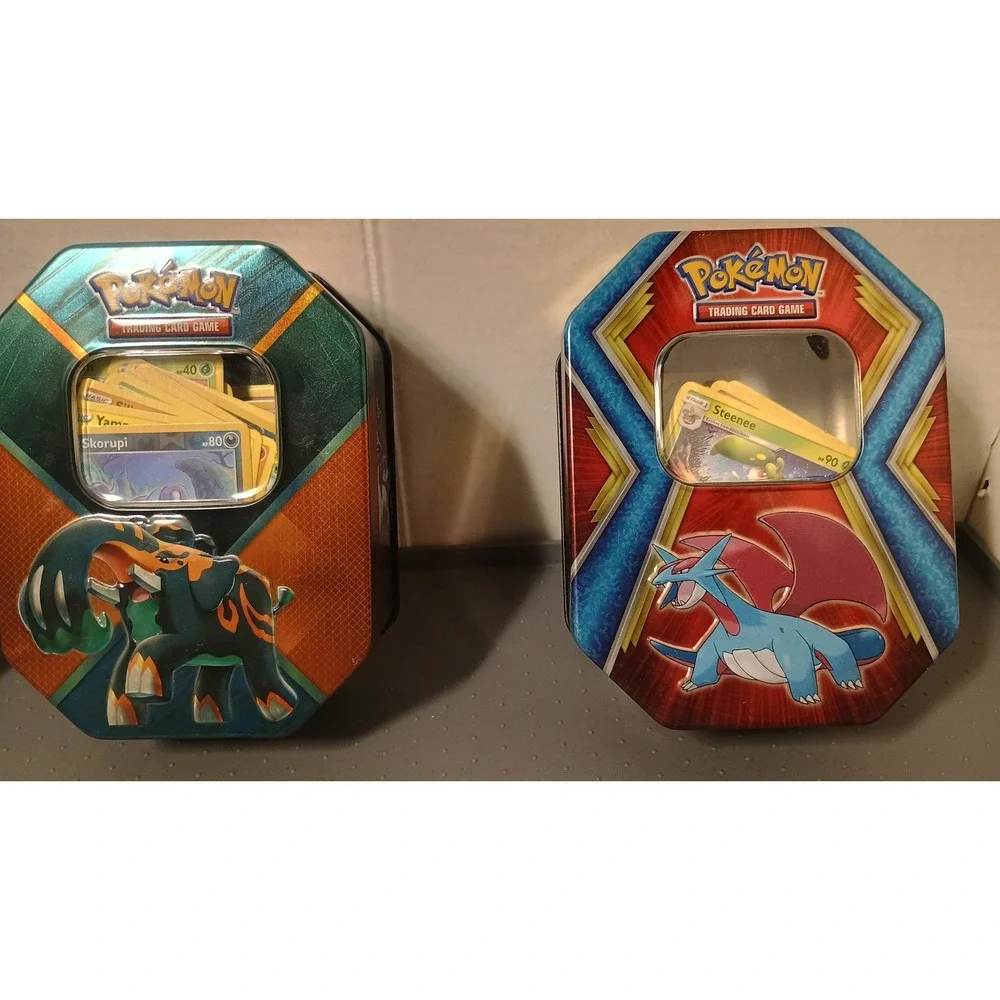 Pokemon TCG Card Lot Kids Multi Assortment Darkrai Salamence Tins Bulk J14